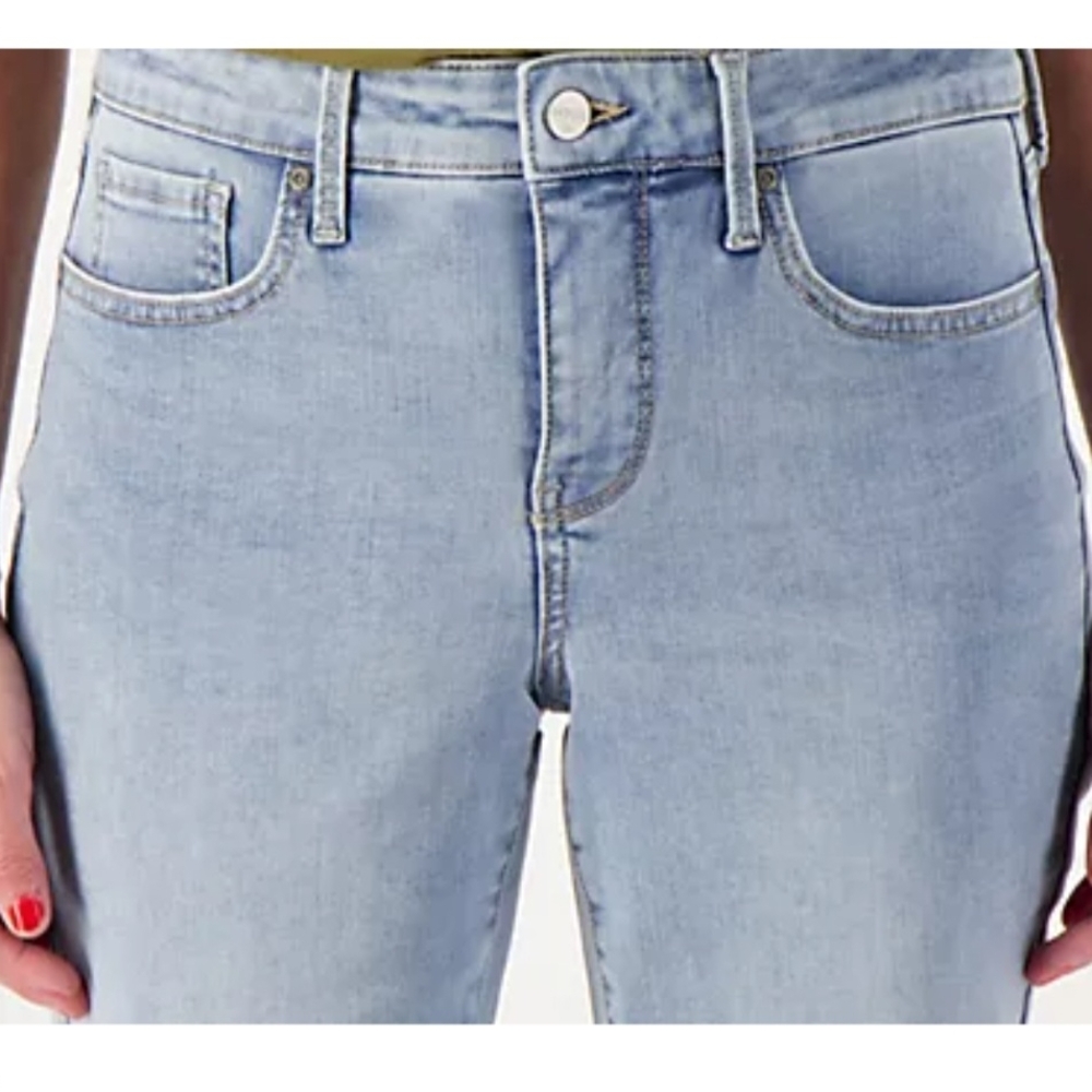 NYDJ Blue Ankle Cropped Jeans NEW - Picture 2 of 3